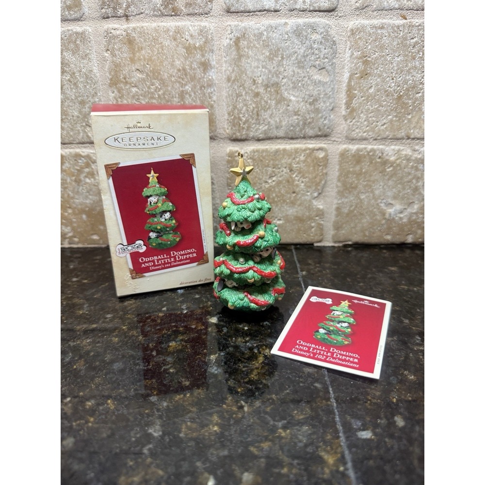 Hallmark Keepsake Ornament Oddball, Little Dipper and‎ Domino 102 Dalmatians
